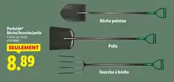 Lidl Parkside - bâche/fourche/pelle offre