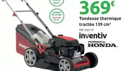Mr Bricolage Inventiv - tondeuse thermique tracte 139 cm3 offre