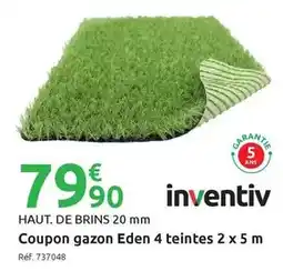 Mr Bricolage Inventiv - coupon gazon eden 4 teintes offre
