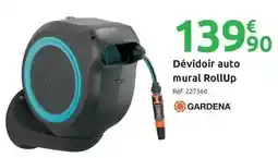 Mr Bricolage Gardena - dévidoir auto mural rollup offre
