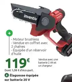 Mr Bricolage Inventiv - moteur brushless offre