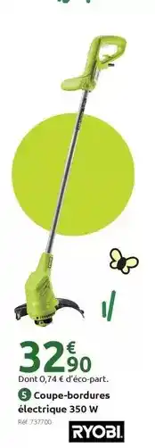 Mr Bricolage Ryobi - coupe-bordures électrique offre