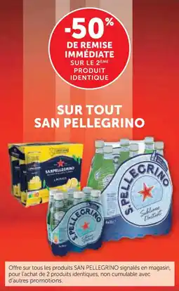U Express Sur tout san pellegrino offre