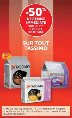 U Express Sur tout tassimo offre