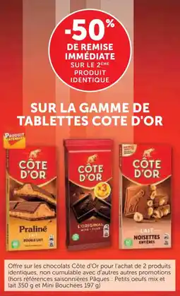 U Express Sur la gamme de tablettes cote d'or offre