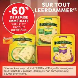 U Express Sur tout leerdammer offre