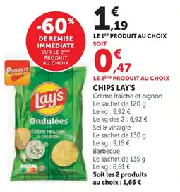 U Express Chips lay's offre