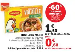 U Express Bouillon maggi offre