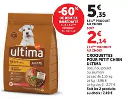 U Express Croquettes pour petit chien ultima offre