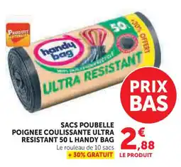 U Express Sacs poubelle poignee coulissante ultra resistant handy bag offre