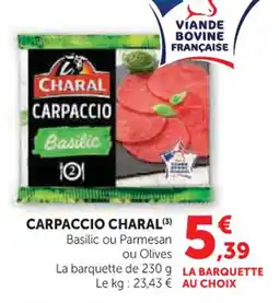U Express Carpaccio charal offre