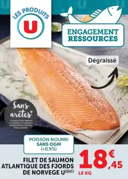 U Express Filet de saumon atlantique des fjords de norvege u offre