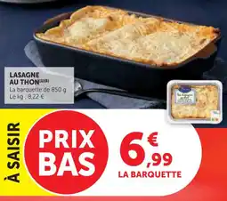 U Express Lasagne au thon offre