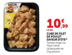 U Express Cube de filet de poulet saveur d'ete offre