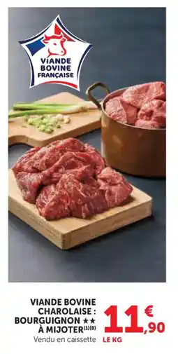 U Express Viande bovine charolaise bourguignon à mijoter offre