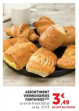 U Express Assortiment viennoiseries fantaisies offre