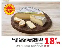 U Express Saint-nectaire aop fermier les terres d'auvergne offre