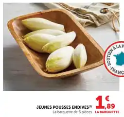U Express Jeunes pousses endives offre