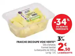 U Express Fraiche decoupe voie verte offre