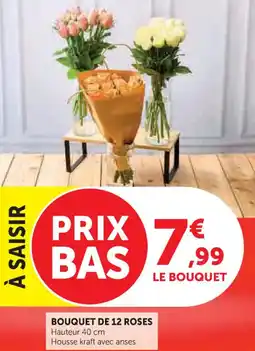 U Express Bouquet de 12 roses offre