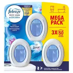 Carrefour Febreze désodorisant wc mega pack offre