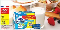 Carrefour Market Lactel - eau 14 4 format familial offre