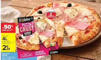 Sodebo - pizza crust cioccolatto