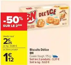 Carrefour Market Bn chocolat - biscuits délice offre