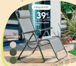 Maxi Bazar Fauteuil pliant offre