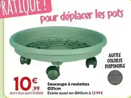 Maxi Bazar Soucoupe à roulettes offre