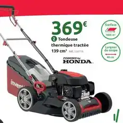 Mr Bricolage Tondeuse thermique tractee offre