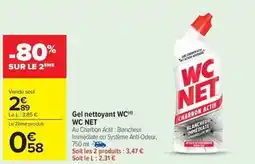 Carrefour Market Wc net - gel nettoyant wc offre