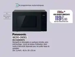 Extra Panasonic - micro-ondes offre