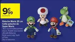Carrefour Market Nintendo - peluche mario 20 cm cette peluche de super mario offre