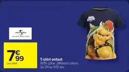 Carrefour Market T-shirt enfant offre