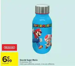 Carrefour Market Nintendo - gourde super mario offre