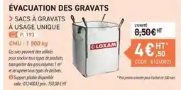 Loxam Tous - évacuation des gravats offre