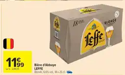Carrefour Market Bière d’Abbaye LEFFE offre