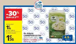 Carrefour Market Riz Arborio CARREFOUR EXTRA offre