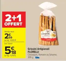 Carrefour Market GRISSINI ARTIGIANALI FLORELLI offre