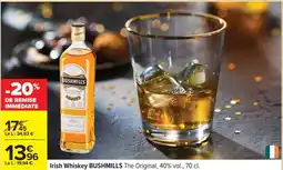 Carrefour Irish Whiskey Bushmills offre