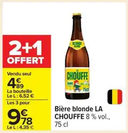 Carrefour Bière Blonde La Chouffe offre