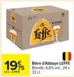 Carrefour Bière d’Abbaye LEFFE offre