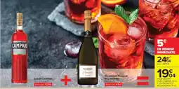 Carrefour Market Apéritif CAMPARI + Vin pétillant Prosecco RICCADONNA offre