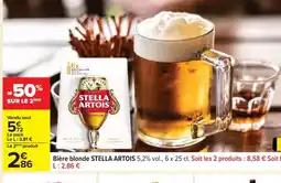 Carrefour BIÈRE BLONDE STELLA ARTOIS offre