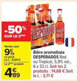 Carrefour Bière Aromatisée Desperados offre
