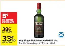 Carrefour Islay Single Malt Whisky ARDBEG offre