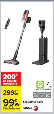 Carrefour Aspirateur Balai offre