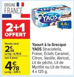 Carrefour Yaourt à la Grecque YAOS offre