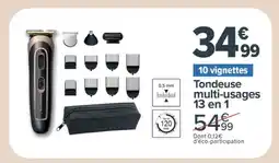 Carrefour Tondeuse multi-usages 13 en 1 offre